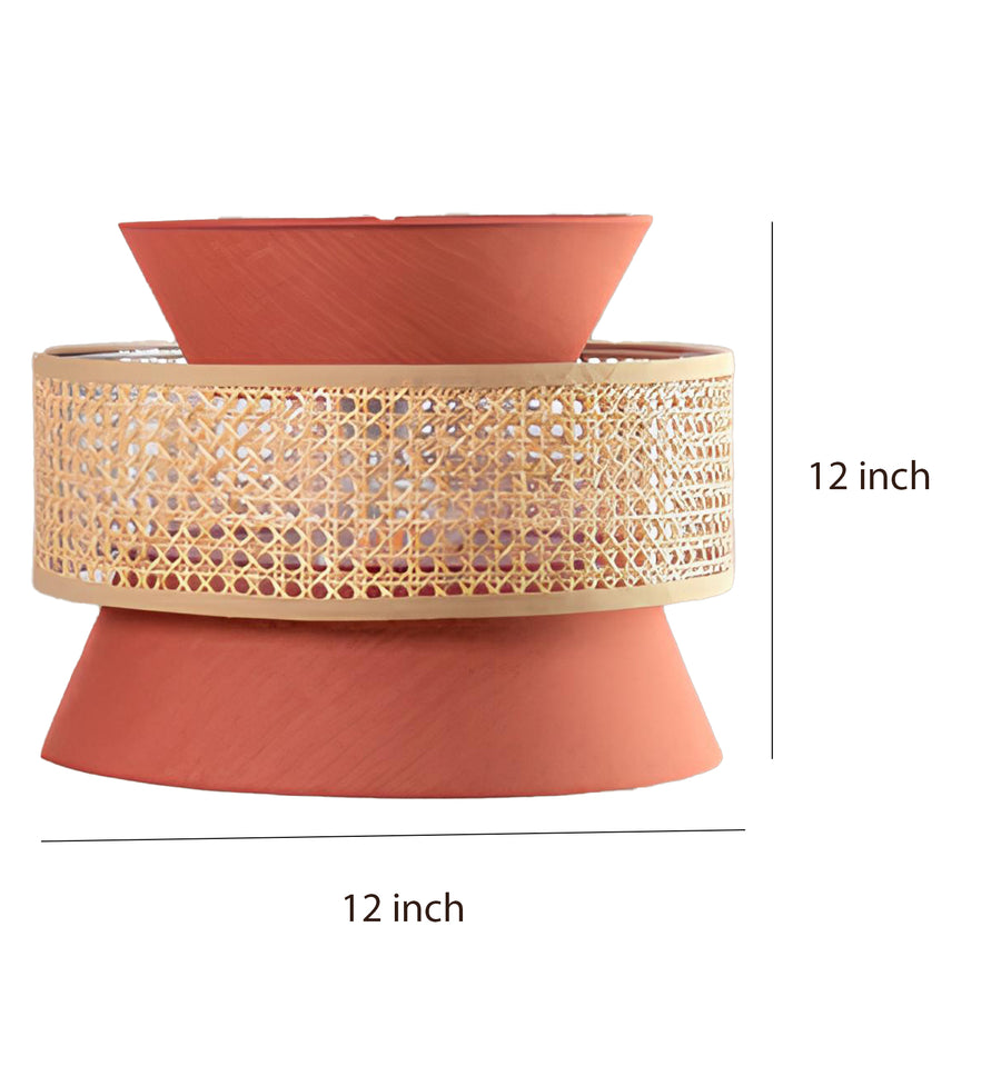Rattan Pendant Light for Living Room - Hana by Akway