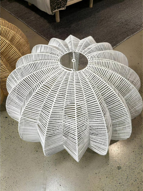Bamboo Hanging Light for Hallway | Rattan Pendant Lamp - Hem