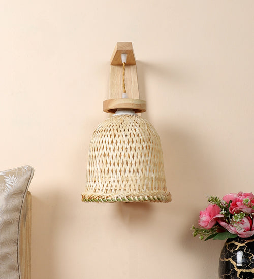 Cane Wall Lamp for Dining Room | Rattan Wall Light - Silley