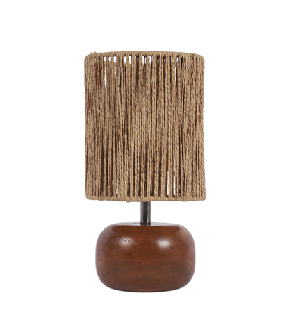 Wooden Table Lamp for Living Room| Table Lamp - Silas - Akway Lighting > Table Lamps (Image 5)