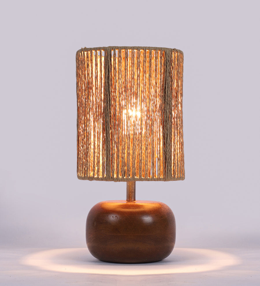 Wooden Table Lamp for Living Room| Table Lamp - Silas by Akway