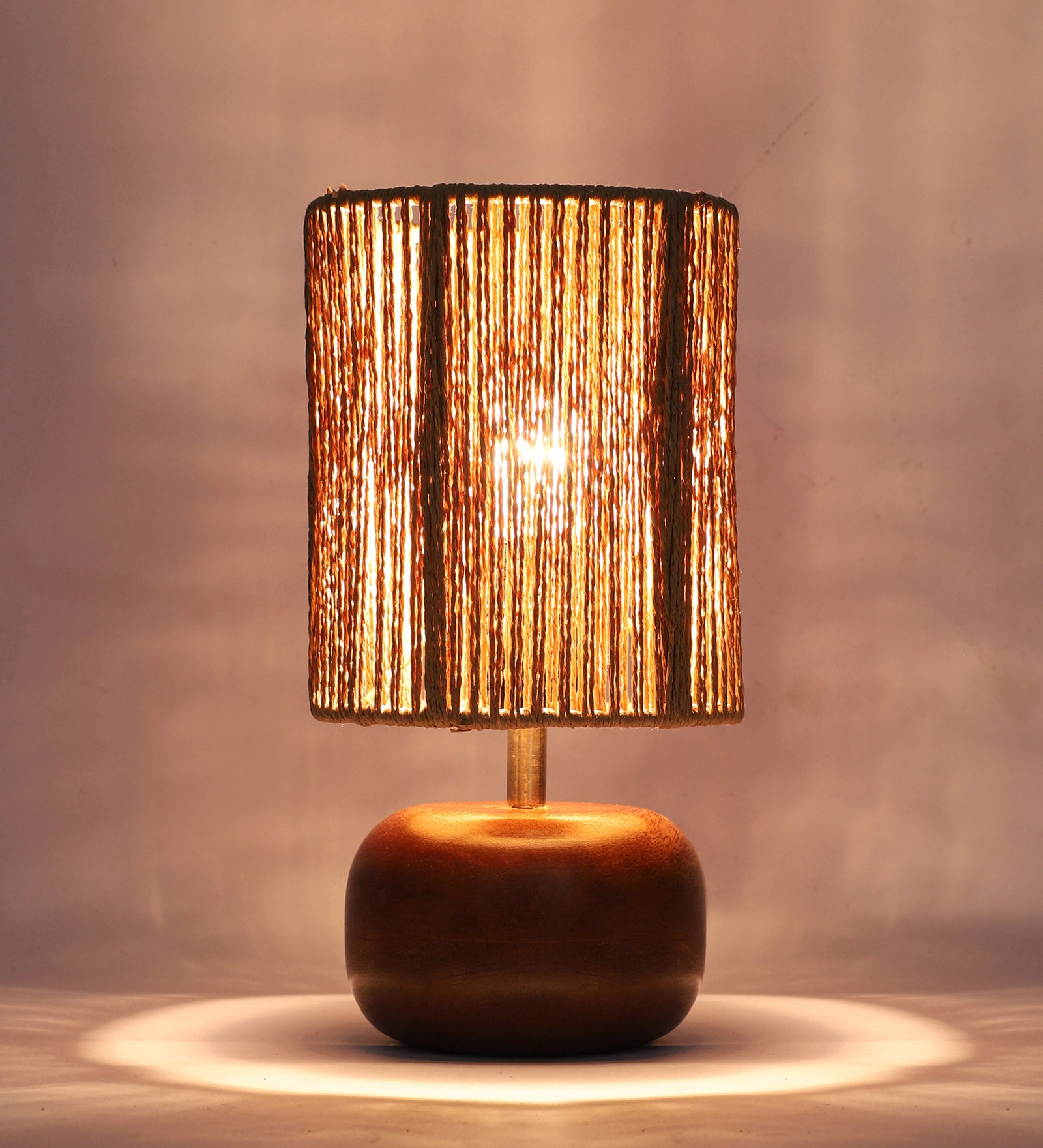 Wooden Table Lamp for Living Room| Table Lamp - Silas - Akway Lighting > Table Lamps (Image 3)