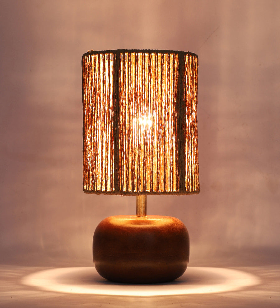Wooden Table Lamp for Living Room| Table Lamp - Silas by Akway