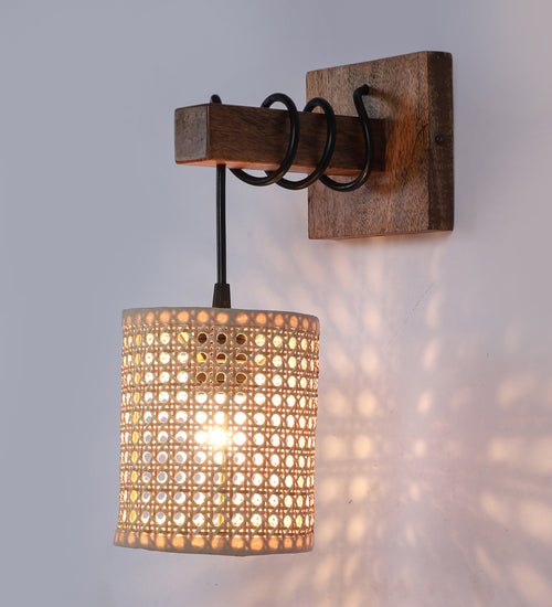 Rattan Wall Lamp for Living Room - Revanshi