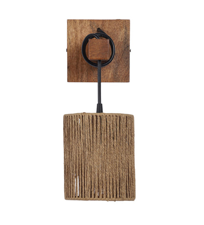 Modern Handcrafted Rattan Wall Lamp for Warm Ambient Lighting - Eleanor - Akway Lighting > Wall Lamps (Image 6)
