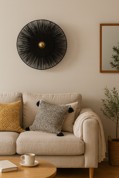 Bamboo Wall lamps For Living Room | Rattan Wall scones | Wicker Wall Lamps | Cane Wall Scones - Ishita