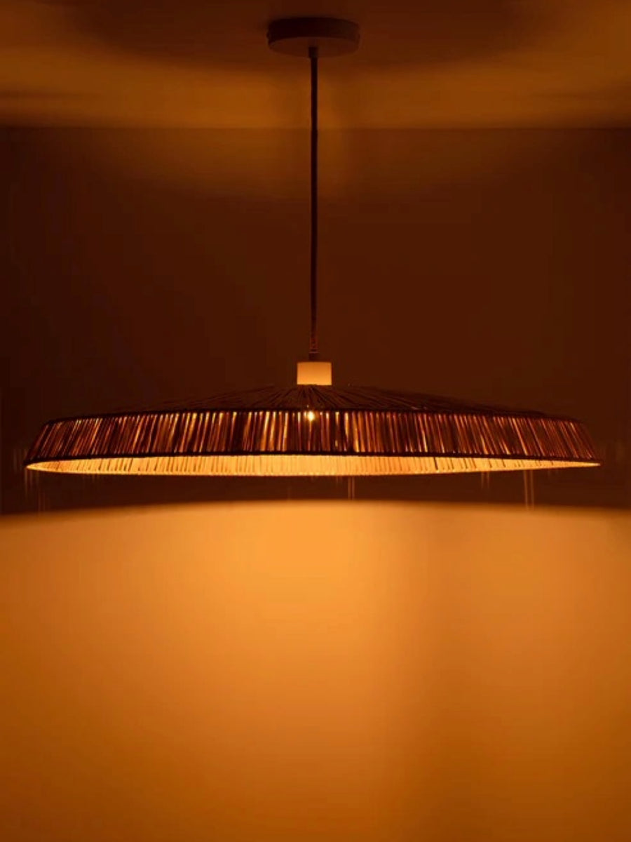 Raffia Hanging Light for Bedroom - Kaia by Akway