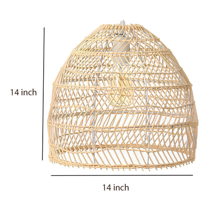Bamboo Hanging lamp for Living Room | Rattan Pendant light | Cane ceiling light - Kevin