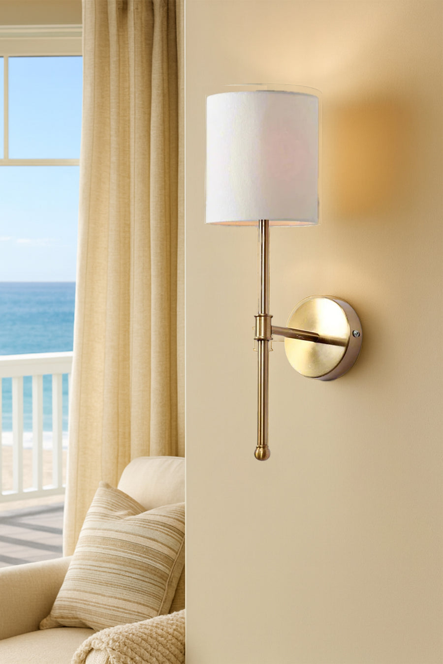 Modern Wall Lamp For Living Room | Antique Wall Lamp - Naina - Image 2