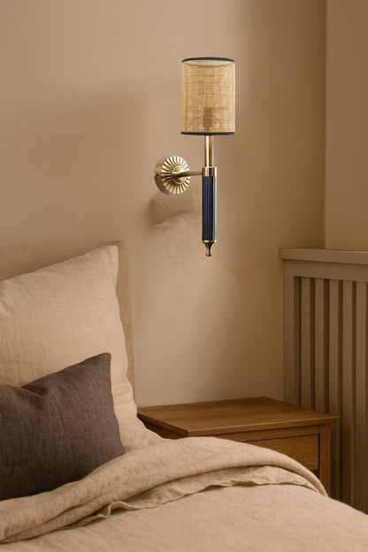 Bamboo Wall Lamp For Living Room | Rattan Wall Lamp - Nilima