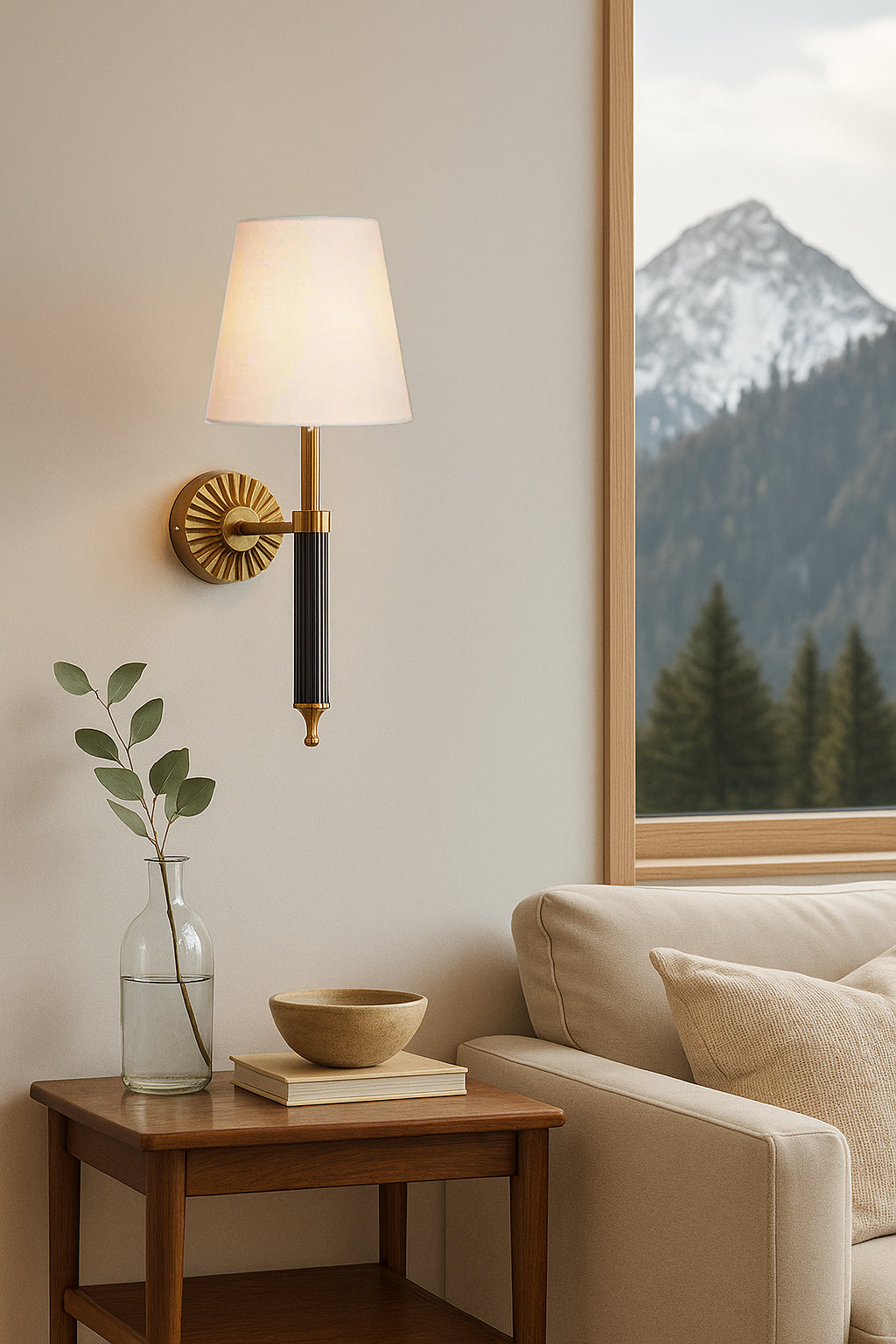 Modern Wall Lamp For Living Room | Art Deco Wall Sconce - Nitara by Akway - Image 7