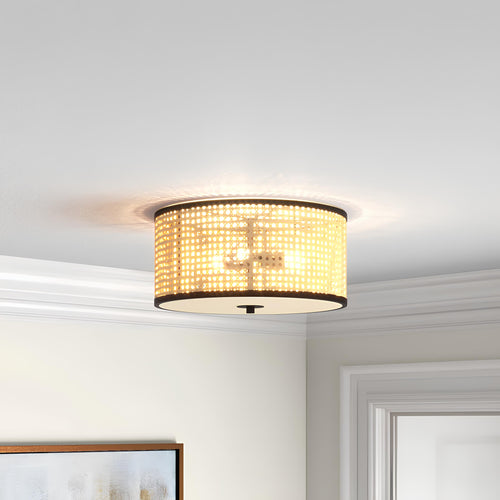 Wicker Pendant Light for Living Room - Jevalon