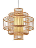 Bamboo Hanging Light for Staircase - Navya