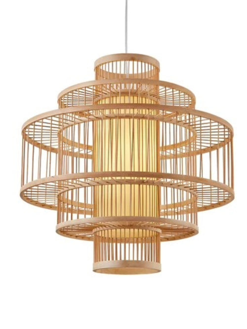 Bamboo Hanging Light for Staircase - Navya