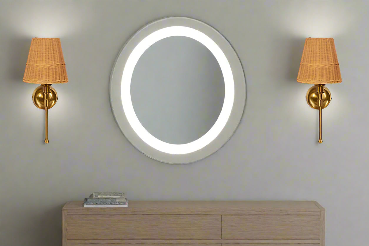 Rattan Wall Lamp For Living Room | Cane Wall Lamp - Janya