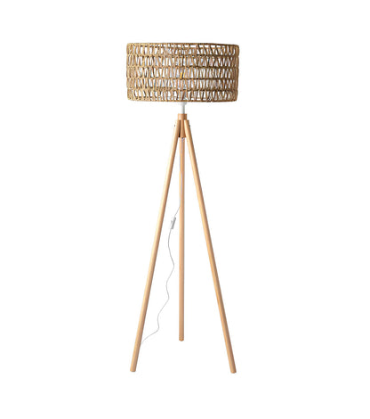 Rattan Floor Lamp | Bamboo Floor Lamp | Cane Floor Lamp - Lavya