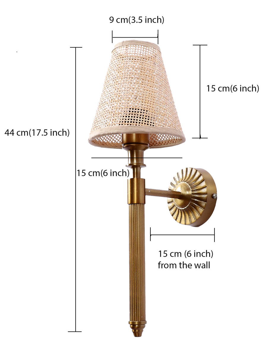 Modern Wall Lamp For Living Room | Art Deco Wall Light - Nehaal - Akway Uncategorized (Image 3)