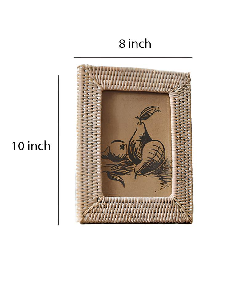 Rattan Photo Frame | Cane Photo Frame | Bamboo Photo Frame - Kaia - Akway Uncategorized (Image 7)