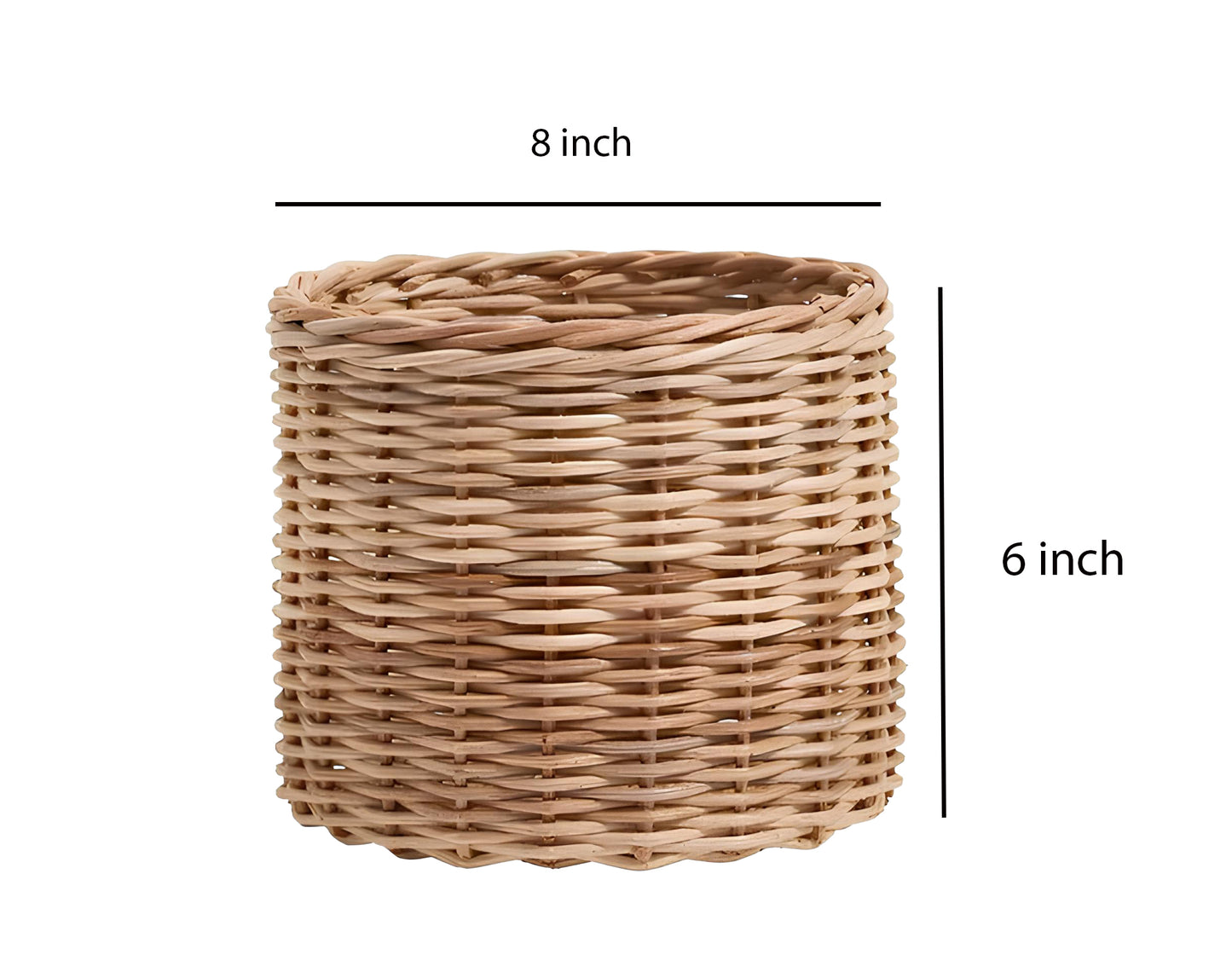 Rattan Plant Pots | Cane Flower Pots | Bamboo Planters - Ishana - Akway Uncategorized (Image 5)