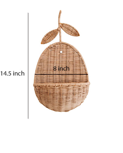 Rattan Wall  Plant Pots | Cane Wall Flower Pots | Bamboo Wall Planters - Krisha