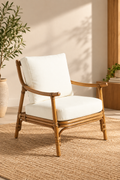 Cane Chair for Lounge | Bamboo Chairs for Garden - Anala