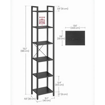 Mango Wood Wall Shelf for Living Room - Anshuu