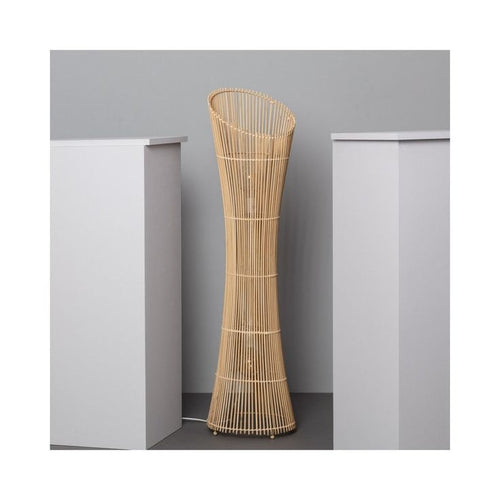 Bamboo Floor Lamp for Study Room | Modern Standing Lamp - Ujjala