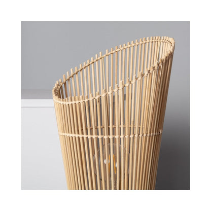 Rattan Floor Lamp | Bamboo Floor Lamp | Cane Floor Lamp - Ujjala by Akway - Lighting > Floor Lamps
