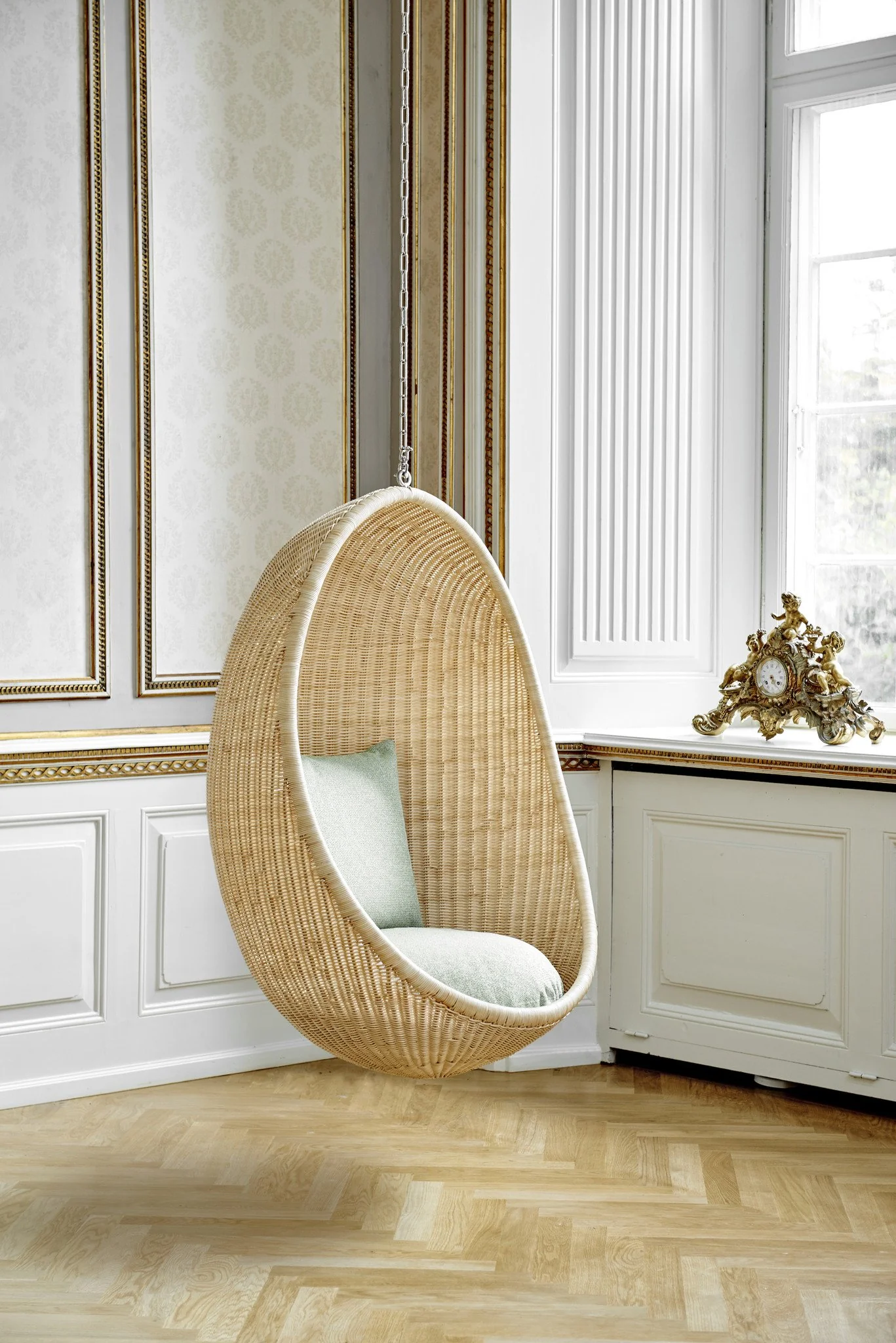 Bamboo Wicker Swing Chair for Balcony & Living Room - Kashvi | Akway
