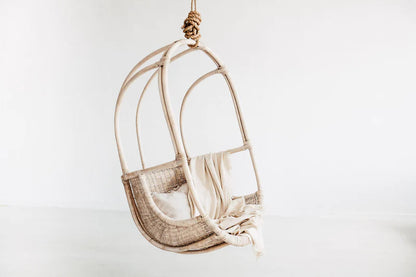 Bamboo Cane Swing Chair for Balcony & Garden - Ishana | Akway