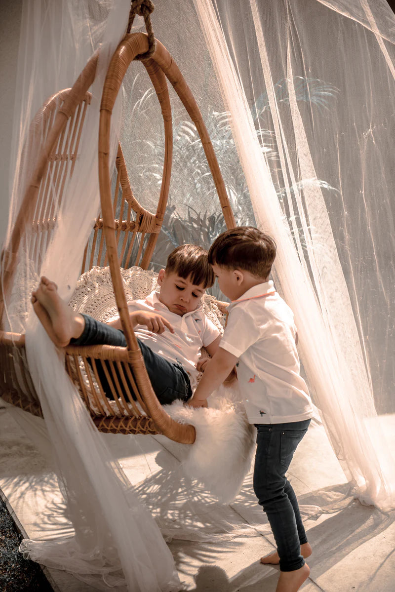 Bamboo Cane Swing Chair for Balcony & Patio - Anala | Akway