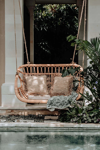 Bamboo Swing Chairs for Outdoor | Cane swing chairs - Kaia - Akway