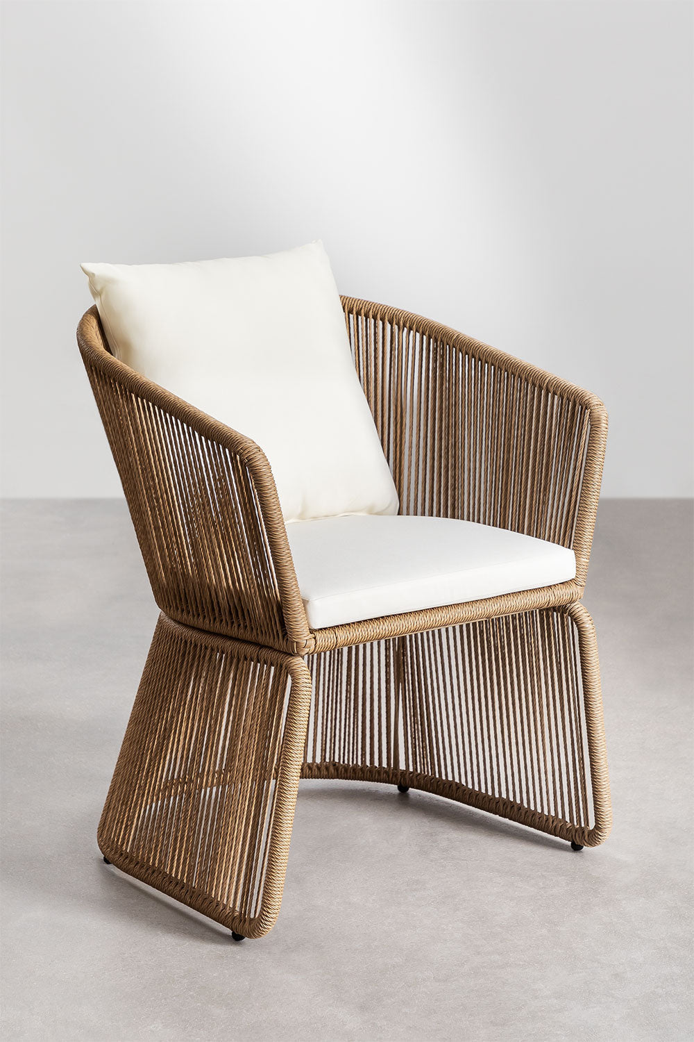 Cane chairs for Lounge | Bamboo Chairs for garden - Krisha by Akway