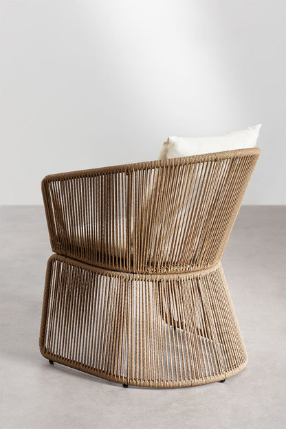 Cane chairs for Lounge | Bamboo Chairs for garden - Krisha by Akway