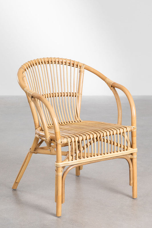 Cane chairs for Lounge | Bamboo Chairs for garden - Larisa by Akway