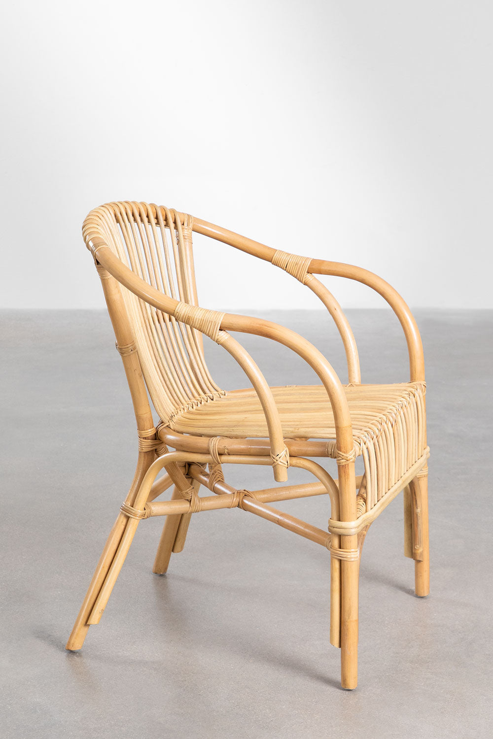 Cane chairs for Lounge | Bamboo Chairs for garden - Larisa by Akway
