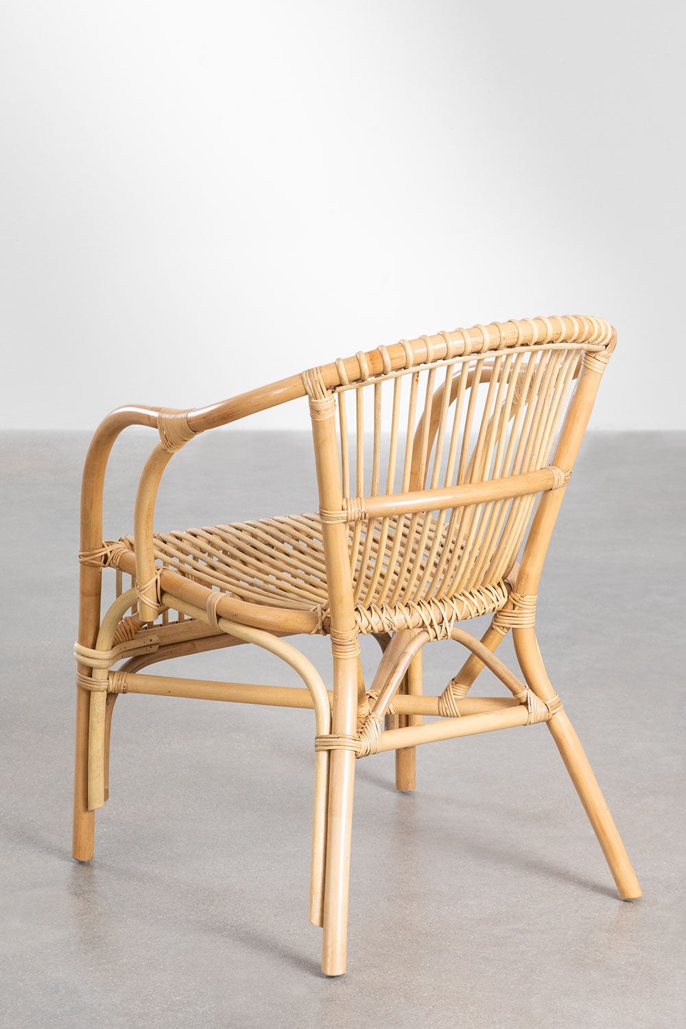 Cane chairs for Lounge | Bamboo Chairs for garden - Larisa by Akway