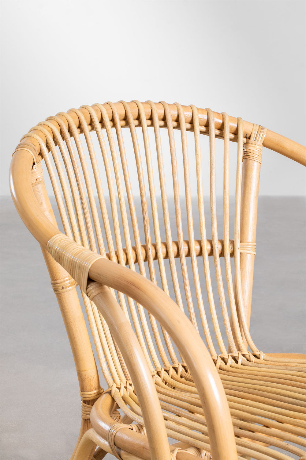 Cane chairs for Lounge | Bamboo Chairs for garden - Larisa by Akway
