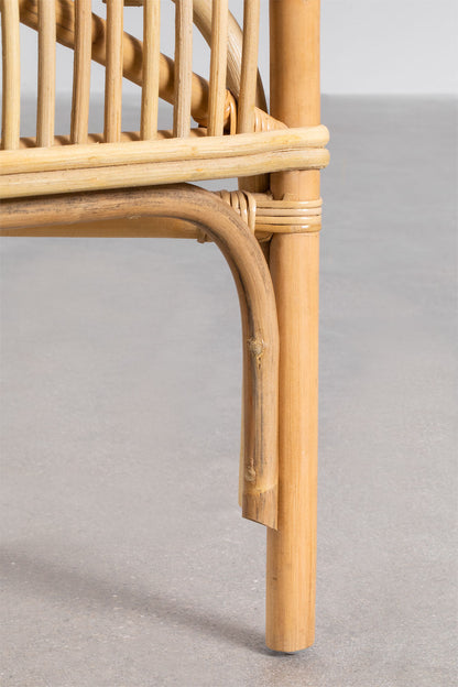 Cane chairs for Lounge | Bamboo Chairs for garden - Larisa by Akway