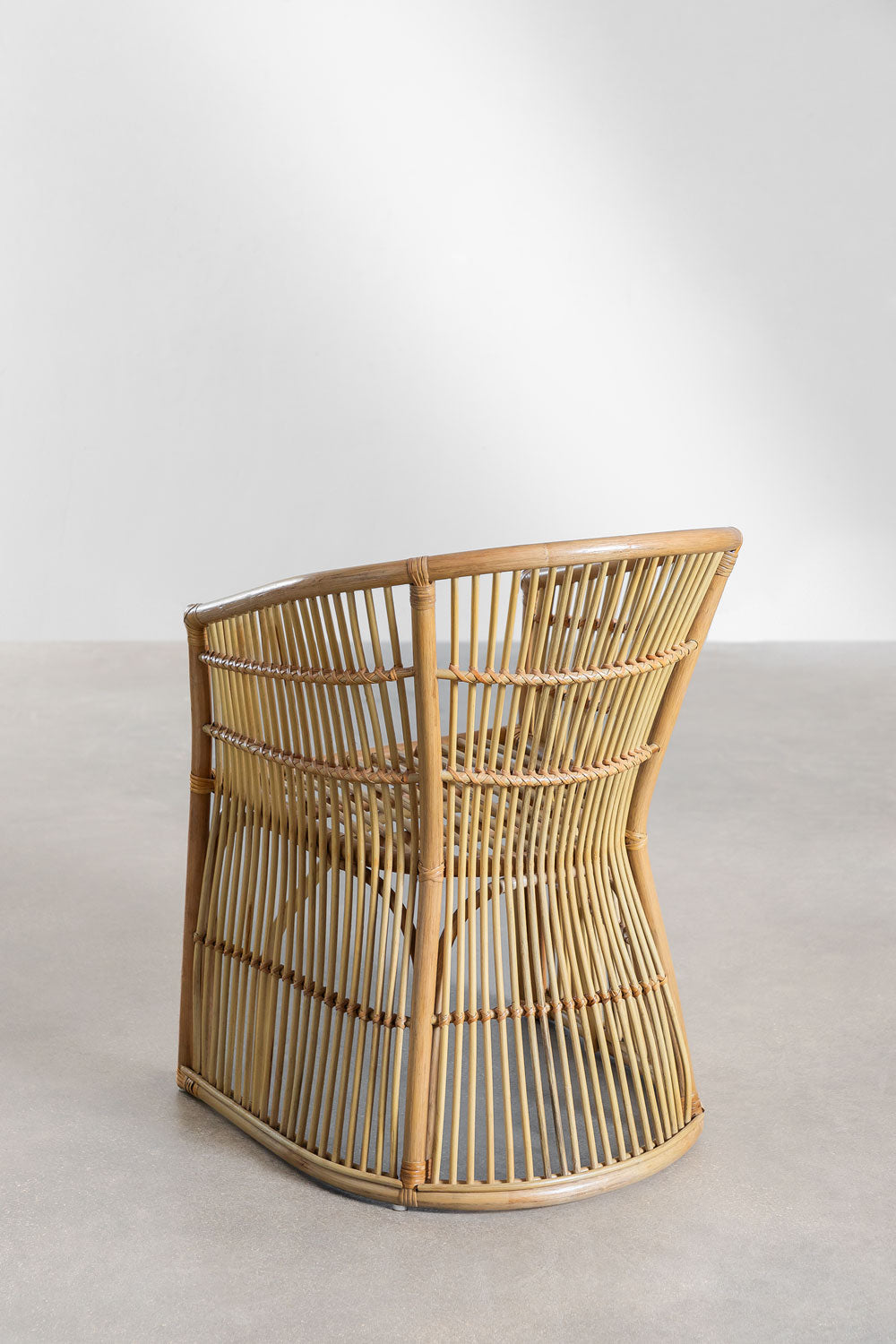 Cane chairs for Lounge | Bamboo Chairs for garden - Mahika by Akway