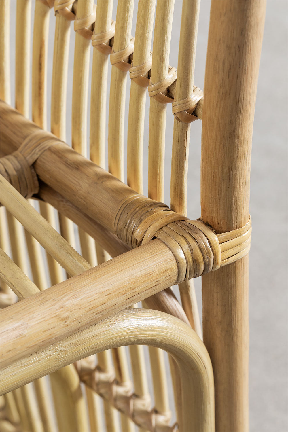 Cane chairs for Lounge | Bamboo Chairs for garden - Mahika by Akway