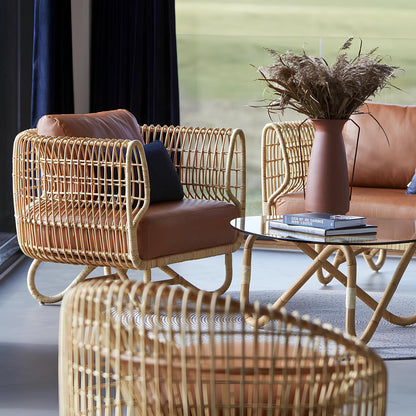 Cane chairs for Lounge | Bamboo Chairs for Living rooms- Kashvi by Akway
