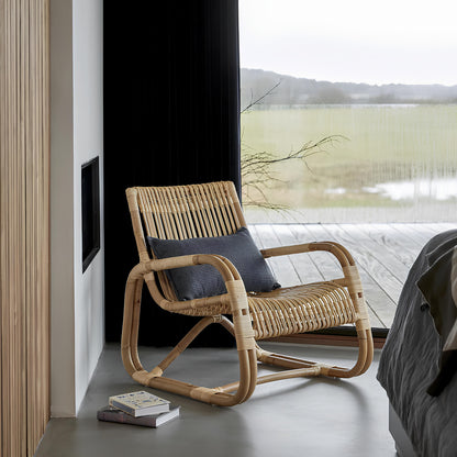 Cane chairs for Lounge | Bamboo Chairs for Living rooms- Kaia - Akway