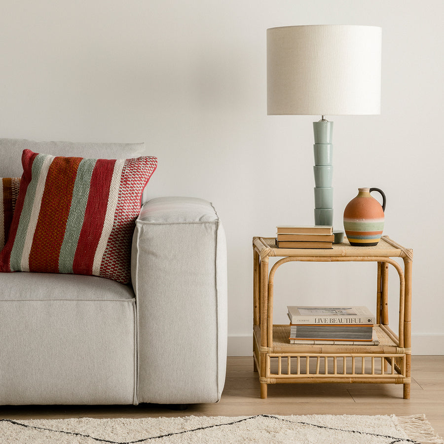 Rattan Bedside Table | Cane Side table | Bamboo table - Ananya - Akway Uncategorized (Image 2)