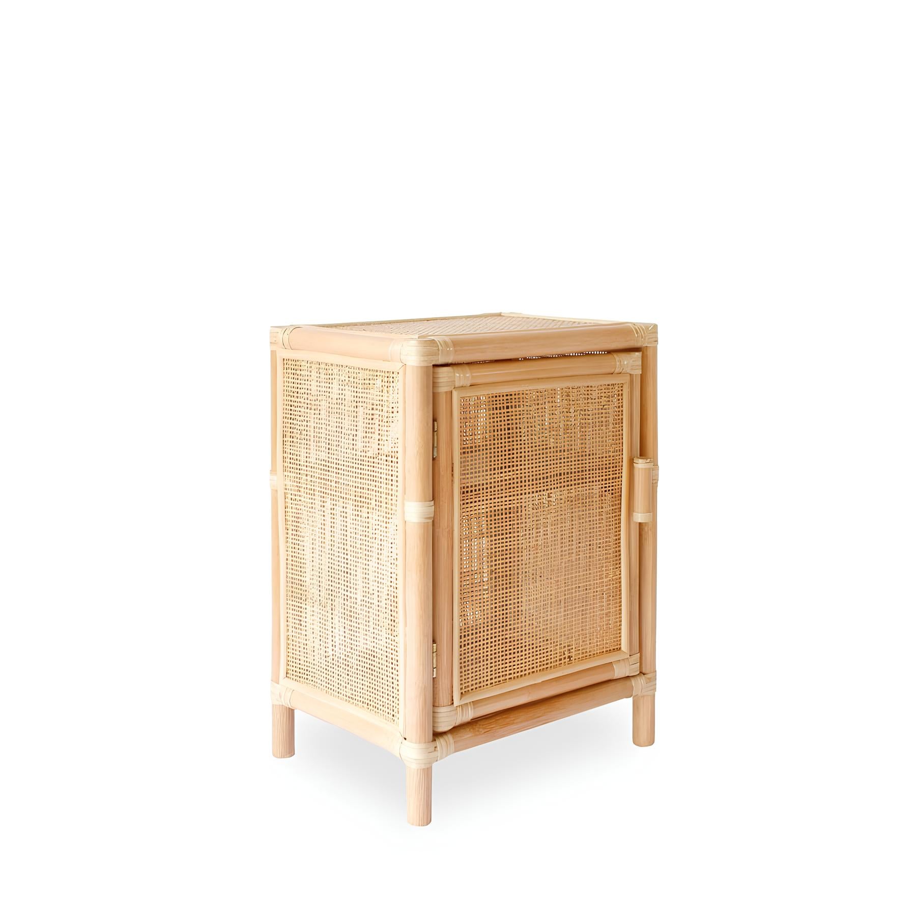 Rattan Bedside Table | Cane Side table | Bamboo table - Mahika - Akway