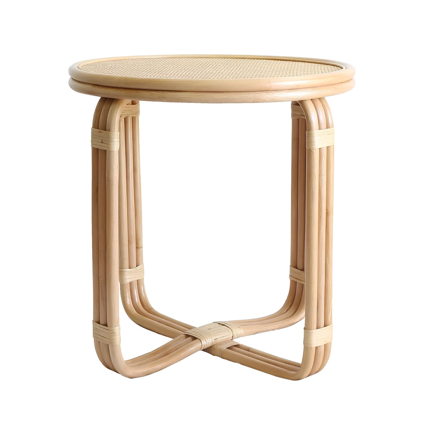 Rattan Bedside Table | Cane Side table | Bamboo table - Krisha - Akway