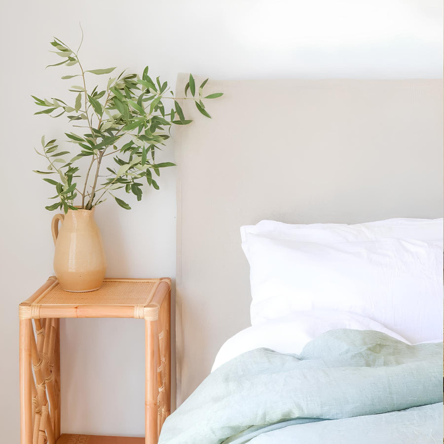 Rattan Bedside Table | Cane Side table | Bamboo table - Kaia - Akway