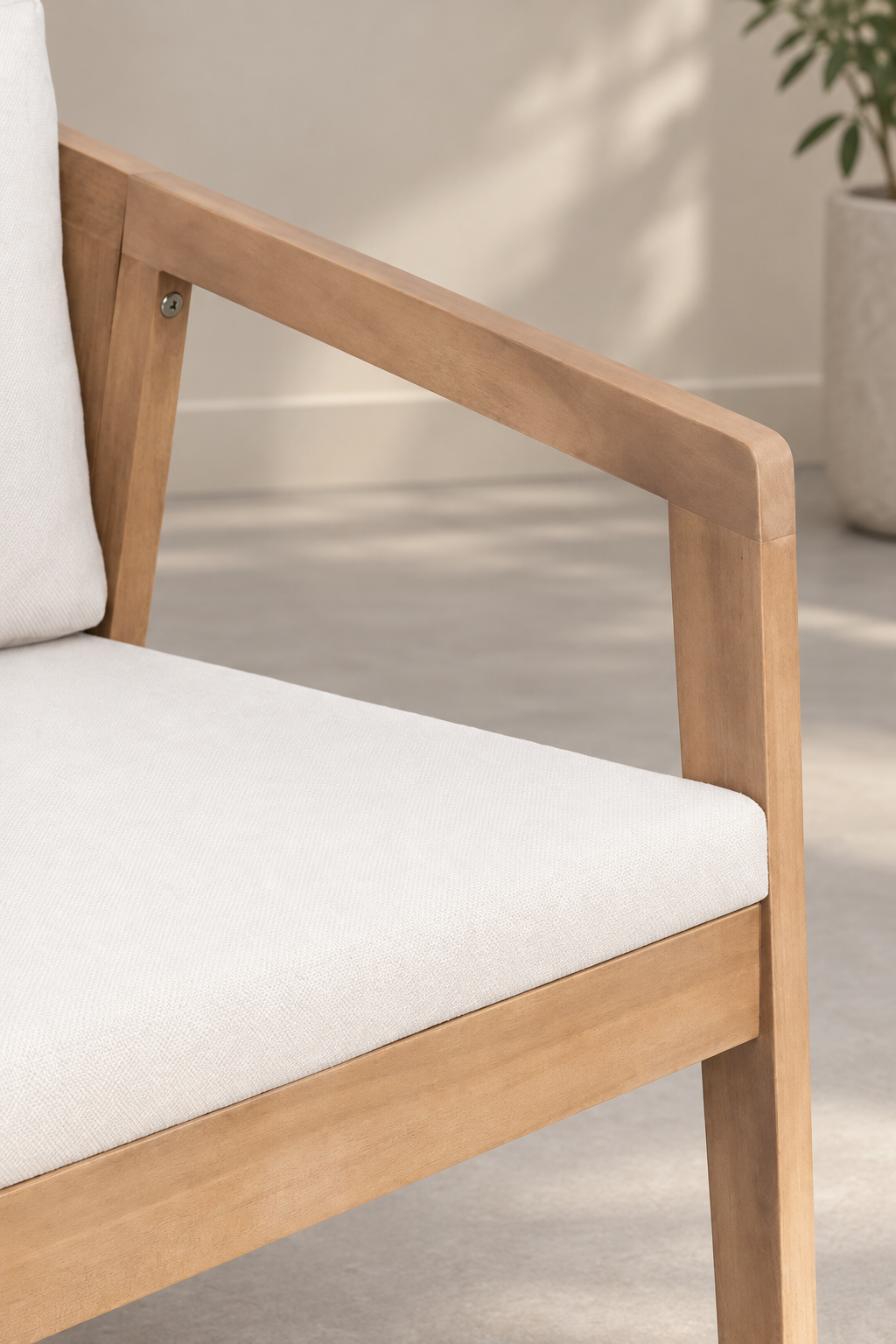 Rattan Dining Chair with Cushion for Dining Room - Anika by Akway - Furniture > Chairs