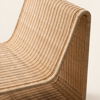 Wicker chairs for Lounge | Cane Chairs for garden - Navya by Akway - Furniture > Chairs