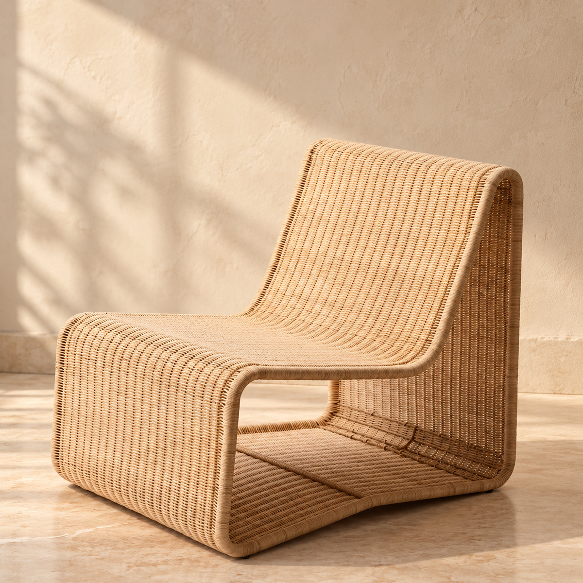 Wicker chairs for Lounge | Cane Chairs for garden - Navya by Akway - Furniture > Chairs